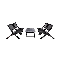 Blaze 5 Pc Outdoor Living Set