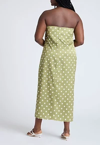 Eloquii Women's Plus Satin Column Dress