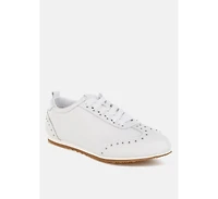 Odaya Studded Real Soft Leather Sneakers Women