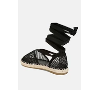 Sonara Mesh Flat Espadrille Sandals