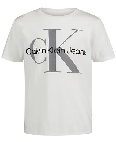 Calvin Klein Big Boys Core Monologo Short Sleeve T-Shirt