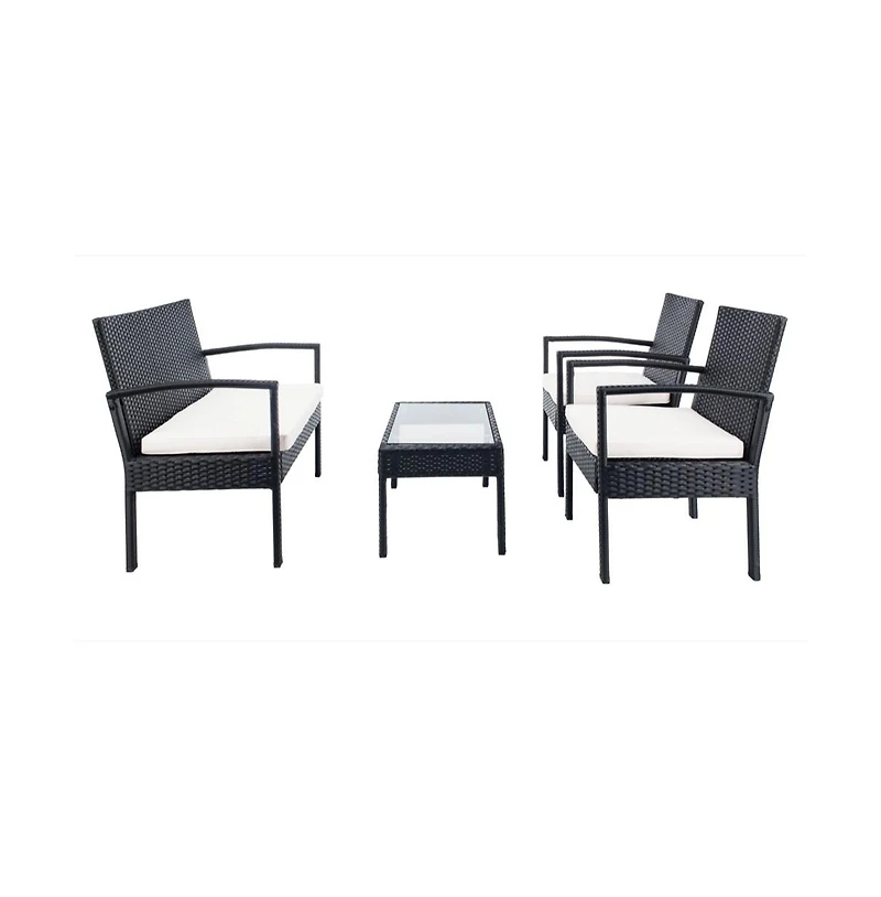 Bassey 4PC Outdoor Living Set