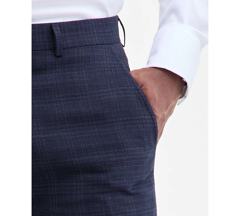 Calvin Klein Men's Slim-Fit Wool-Blend Suit Pants