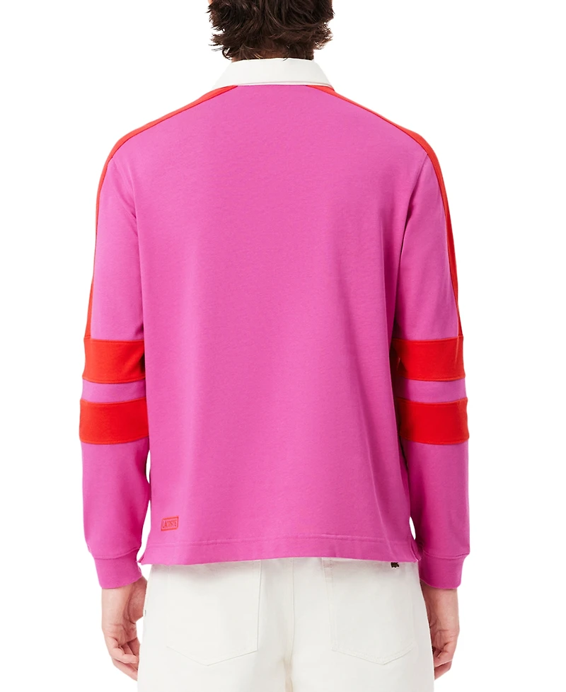 Lacoste Men's Classic-Fit Stripe Polo Sweatshirt