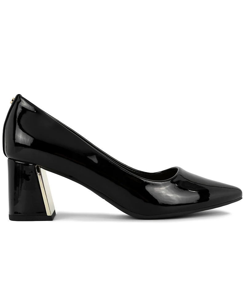 Jones New York Women's Canal Pointed Toe Block Heel Dress Pumps