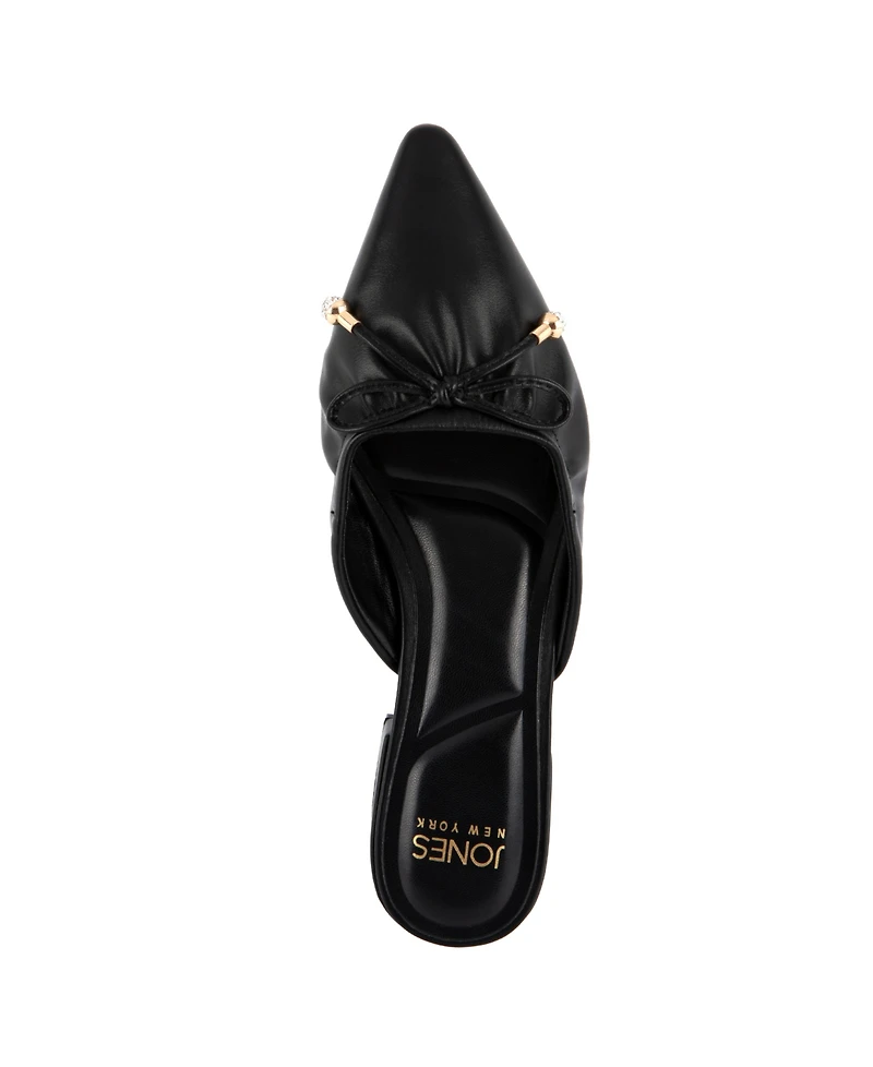 Jones New York Women's Karise Pointed Toe Slip On Mules