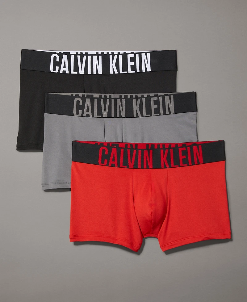 Calvin Klein Men's 3-Pack Intense Power Micro Low Rise Trunks