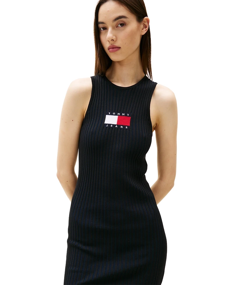 Tommy Jeans Women's Flag Graphic Sweater Mini Dress