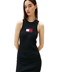 Tommy Jeans Women's Flag Graphic Sweater Mini Dress
