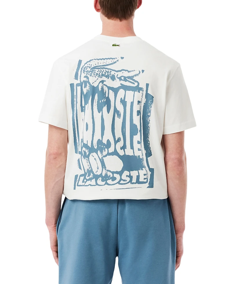 Lacoste Men's Drippy Logo Graphic T-Shirt