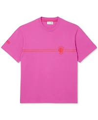 Lacoste Men's Heritage Short Sleeve Graphic Tennis T-Shirt