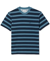 Lacoste Men's Short Sleeve Crewneck Striped T-Shirt - GAI