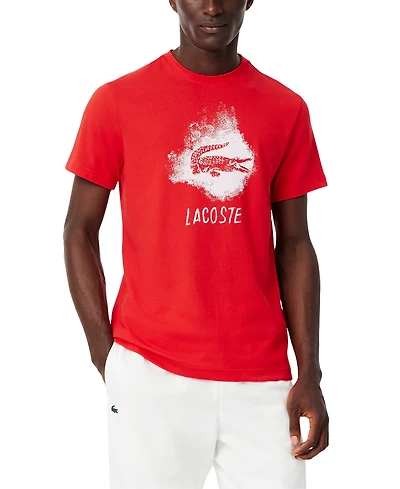 Lacoste Men's Crocodile Logo Graphic T-Shirt - ZBG