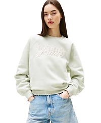 Tommy Jeans Women's Script Logo Crewneck Sweatshirt