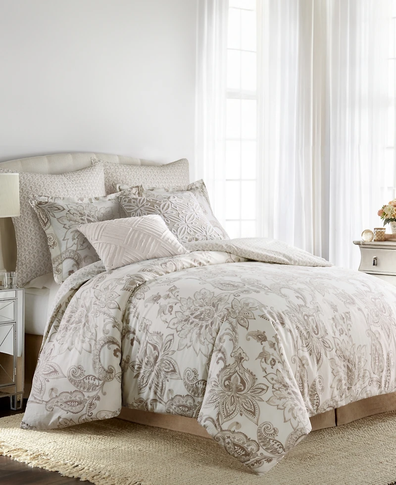Levtex Bennett Reversible 3-Pc. Duvet Cover Set, King/California King
