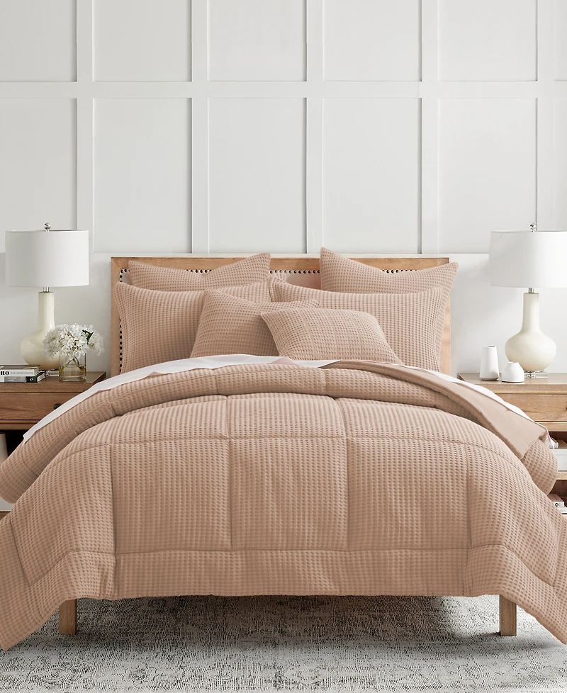 Levtex Mills Waffle Textured 2-Pc. Comforter Set, Twin/Twin Xl