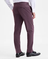 Bar Iii Men's Slim-Fit Solid Wool-Blend Suit Separate Pants, Exclusively at Macy's