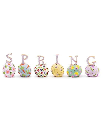 Mackenzie-Childs Patience Brewster Spring Letter Decor Set