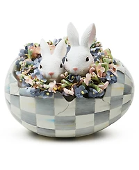 Mackenzie-Childs Cameo Peekaboo Egg Decor