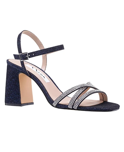 Nina Women's Quella Block Heel Dress Sandal