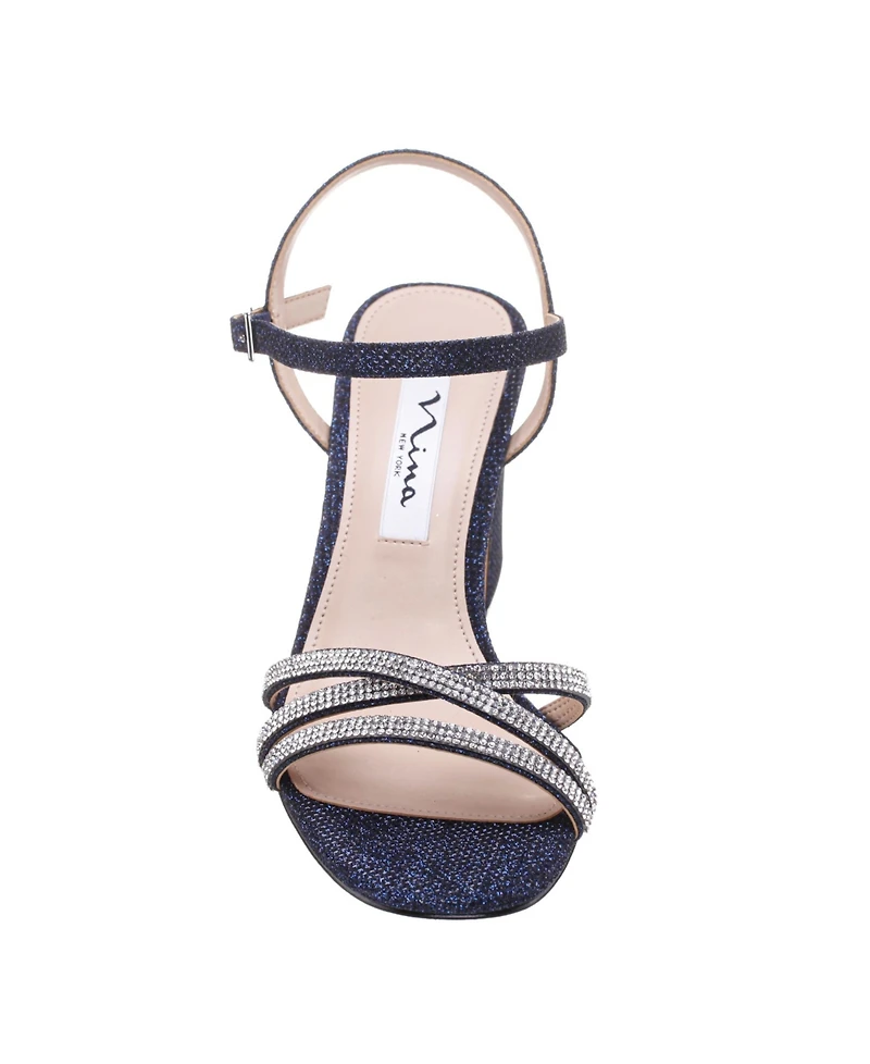 Nina Women's Quella Block Heel Dress Sandal