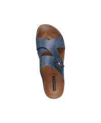 Gc Shoes Women's Nessie Flower Wedge Sandals