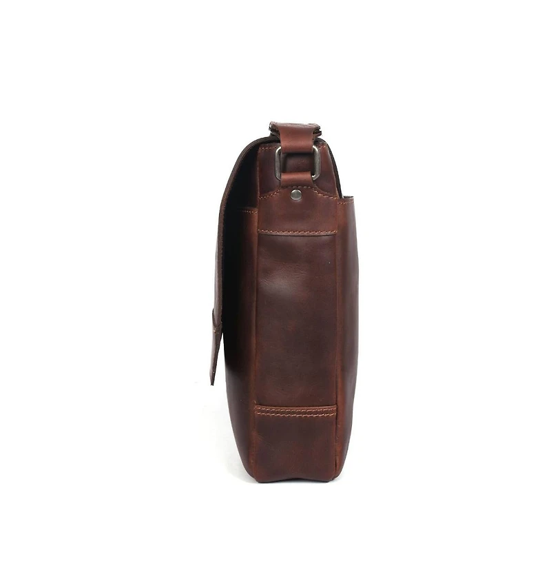 Polaris Leather Messenger Bag