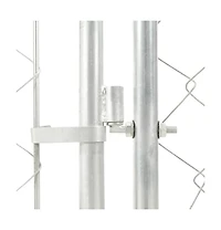 Outdoor Dog Kennel with Roof 78.7"x39.4"x49.2"