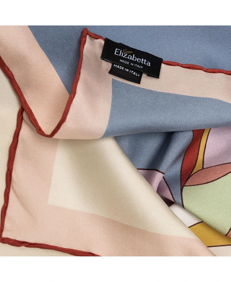 Julia - Hand Rolled Large Silk Foulard for Women