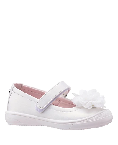 Nina Little Girls Natty Pearlized Round Toe Sneakers
