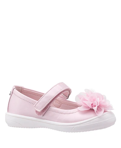 Nina Little Girls Natty Pearlized Round Toe Sneakers