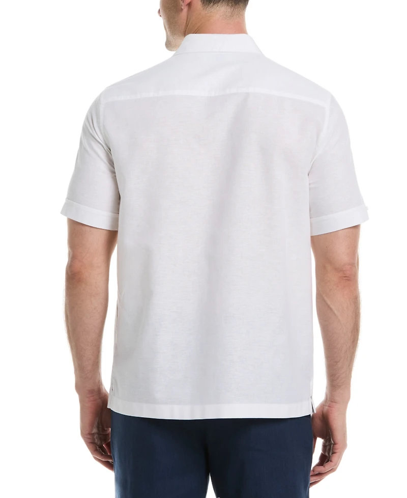 Cubavera Men's Classic-Fit Tonal Embroidered Button-Down Shirt