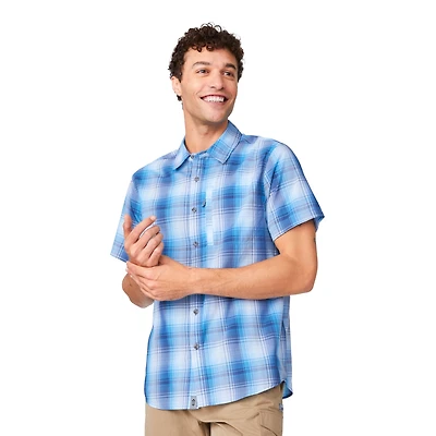 Free Country Men's Excursion Short Sleeve Poplin Shirt
