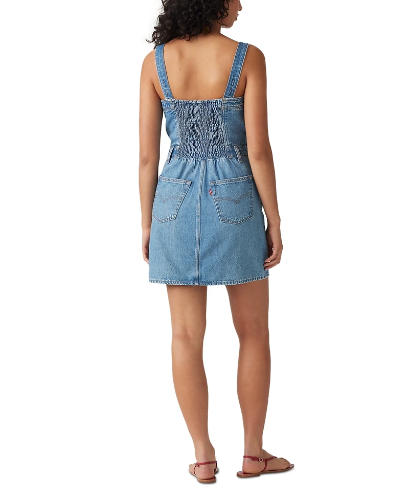 Levi's Women's Cotton Premium Iconic Button-Thru Denim Dress