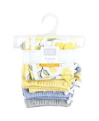 Hudson Baby Baby Girls Hudson Four-Piece Essential Shorts