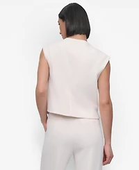 Dkny Women's Aero Crepe Vest