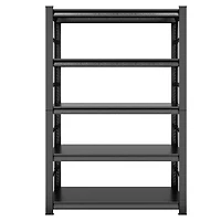 Storage Shelves 5 Tier Heavy Duty Metal Shelving Unit Adjustable Shelving Units and Storage Rack Kitchen Garage Shelf H78 W47.2 D18