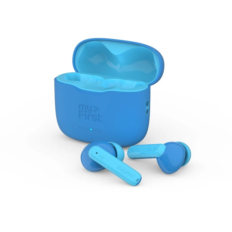 myFirst CareBuds () Kids Wireless Earbuds with 85dB Volume Limit, Built-in Mic, 6 Ear Tips, Anti-Lost Strap Easy Pairing