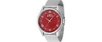 Invicta Men's 48484 Celestial Quartz 3 Hand Red Dial Watch