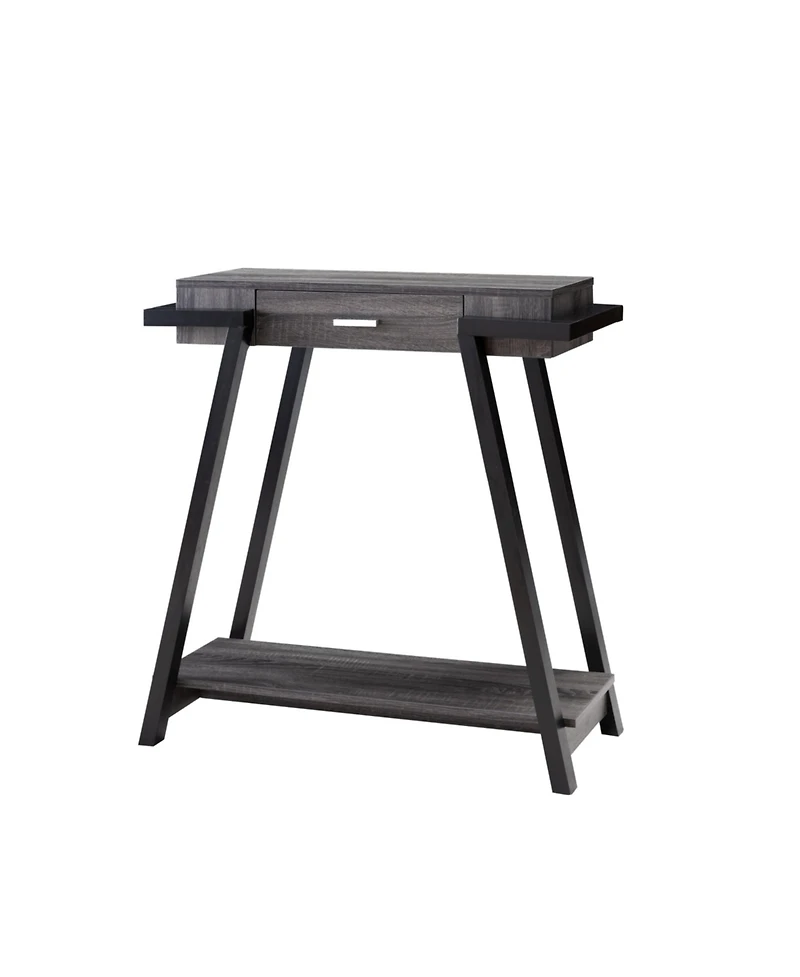 Console Table with Angled Leg Support and Drawer for Stylish Storage and Entryway Decor