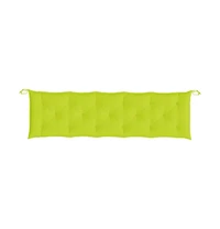 Garden Bench Cushions 2 pcs Bright Green 70.9"x19.7"x2.8" Oxford Fabric