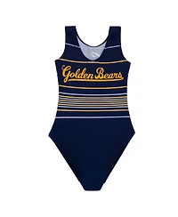 Gk Elite Big Girls Navy Cal Bears Spirit Leotard