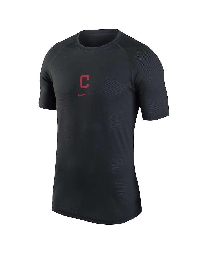 Nike Men's Navy Cleveland Indians Authentic Collection Base Layer T-Shirt