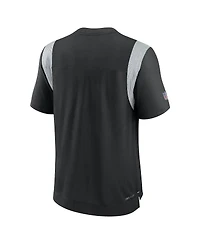 Nike Men's Black New York Jets Sideline Tonal Logo Performance Player T-Shirt