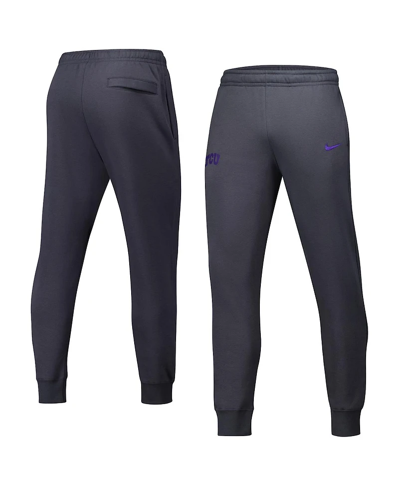 Nike Men's Anthracite Tcu Horned Frogs Club Fleece Pants