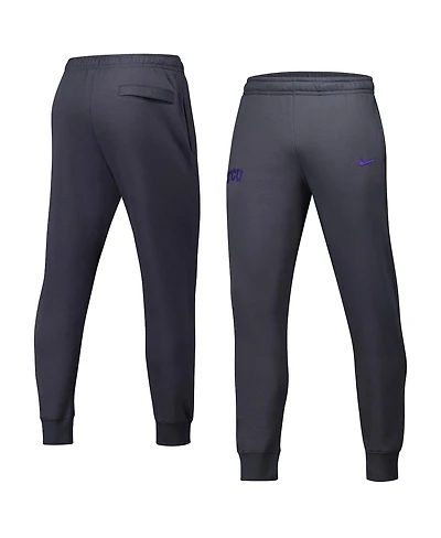 Nike Men's Anthracite Tcu Horned Frogs Club Fleece Pants