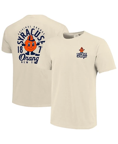 Image One Men's Cream Syracuse Orange Comfort Colors Mascot Overlay T-Shirt