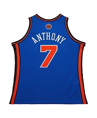 Mitchell & Ness Men's Carmelo Anthony Royal New York Knicks 2010/11 Hardwood Classics Authentic Jersey