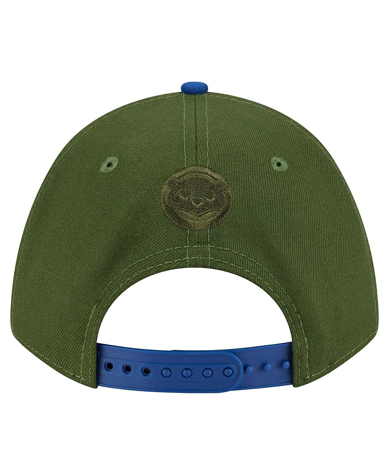 New Era Men's Dark Green Chicago Cubs City Feature 9Forty A-Frame Adjustable Hat