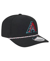 New Era Men's Black Arizona Diamondbacks Multi-Rope 9Seventy Stretch-Snap Hat